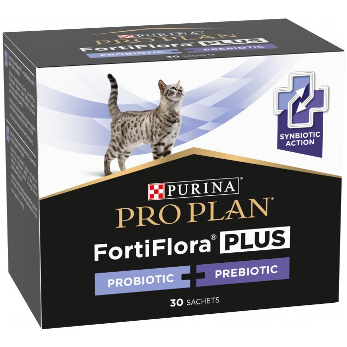ProPlan CAT FortiFlora Plus для котів з пробіотиком та пребіотиком уп.30х1,5г (ціна за 1 пакетик)