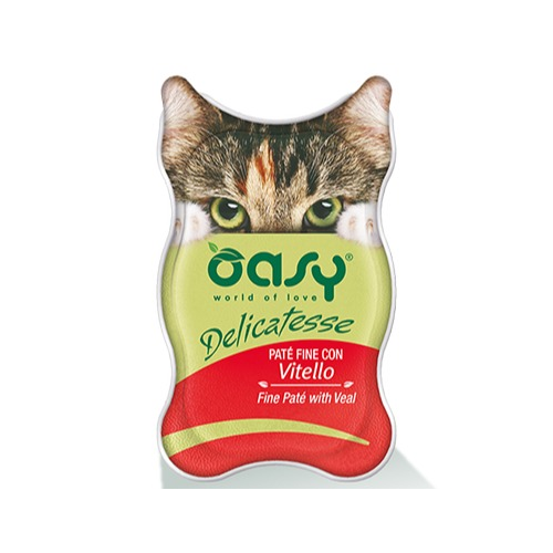 Oasy Wet Cat DELICATESSE  консерва для котів з яловичини 85гр 342245