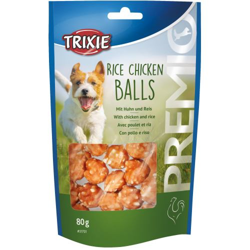 Ласощі Trixie Premio Rice Chicken Balls для собак, рис та курка, 80 г
