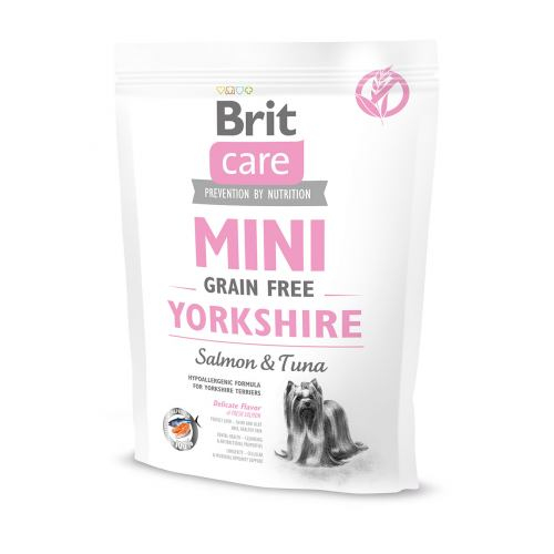 Brit Care DOG GF Mini Yorkshire для йоркширських тер'єрів з лососем та тунцем, 0,4кг