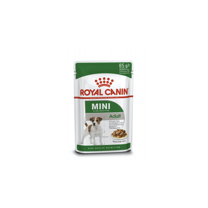 Mini Adult вологий корм у соусі для дорослих собак дрібних розмірів, пауч 85г 10960019 Royal Canin