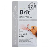 Brit GF VetDiet DOG Mobility для собак, для здоров'я суглобів, з оселедцем, лососем, горохом та гречкою,