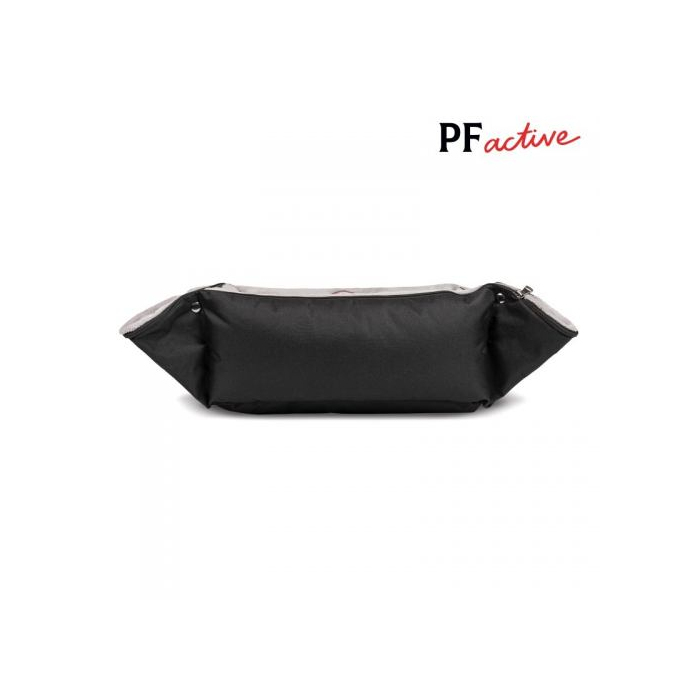 Лежак-трансформер Pet Fashion Simon сірий та чорний для собак 52х42х18см