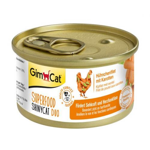 Вологий Корм Shiny Cat SUPERFOOD k 70g курка та морква