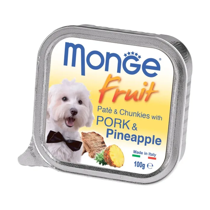 Monge DOG FRUIT Pork Pineapple паштет для собак з свининою та ананасом