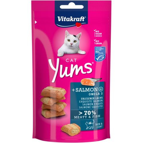 Лісаощі для котів Yums Курка та котяча м'ята,