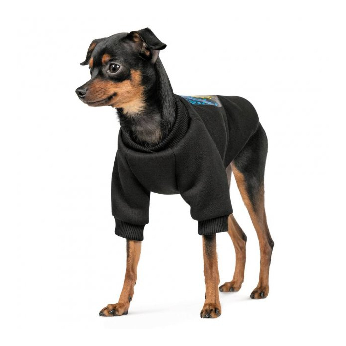 Толстовка Pet Fashion Ukraine для собак, розмір M,чорна