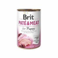 Вологий Корм Brit Pate and Meat Dog 400g з куркою та індичкою