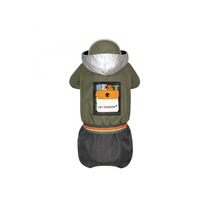 Дощовик Pet Fashion «Jimi» для собак, розмір XS, зелений