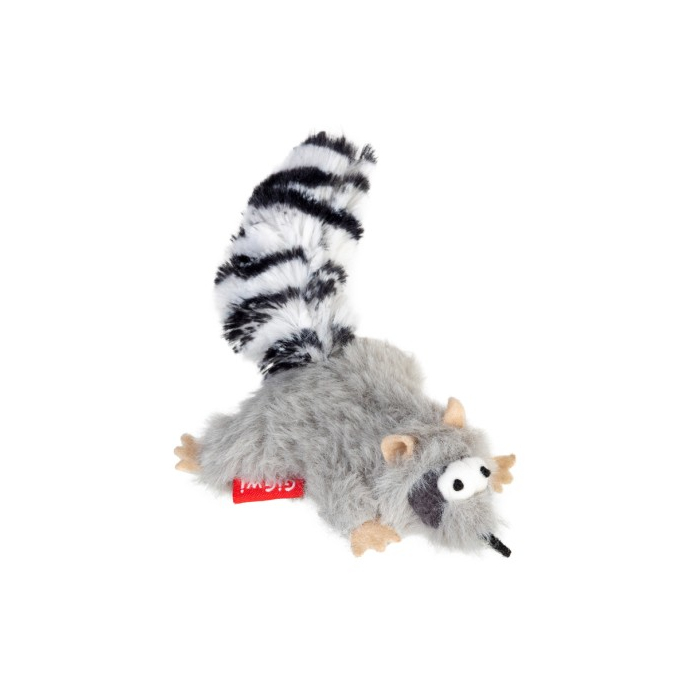 Іграшка для котів Єнот з котячої мятою GiGwi Catch & scratch штучне хутро, котяча мята, 8 см 75019 GIGwi