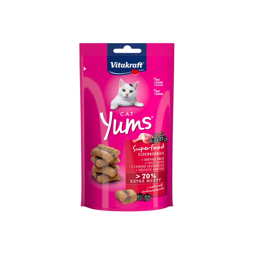 Лісаощі для котів Yums Качка та бузина,