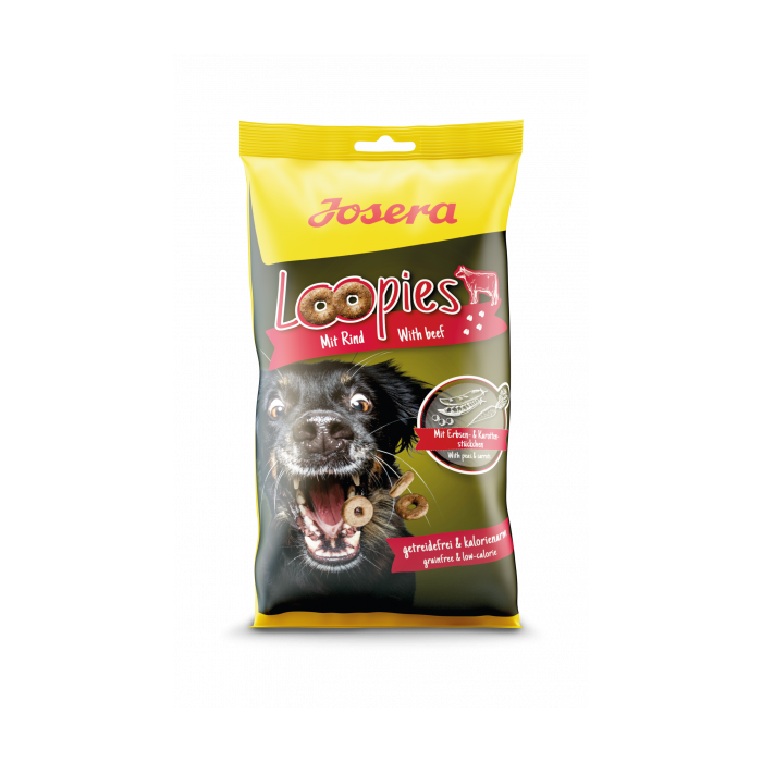 Josera DOG Loopies Rind ласощі для собак, з яловичиною,