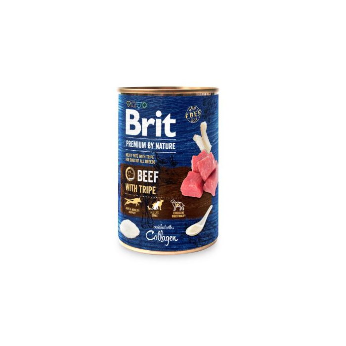 Brit Premium DOG Can by Nature для собак яловичина з тельбухами