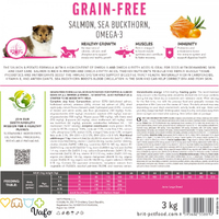 Brit Care DOG Grain-free Puppy для цуценят з лососем 1кг