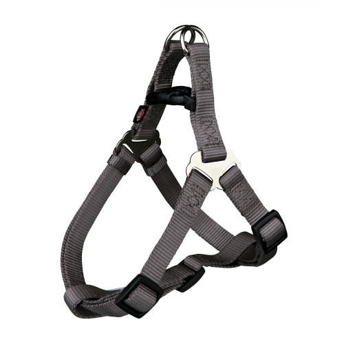 Шлея-петля Trixie Premium нейлон графітова для собак