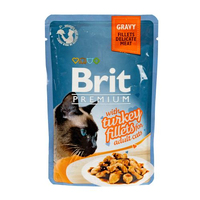 Brit Premium CAT Pouch для котів, філе індички в соусі, пауч 85 г 111251/531