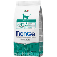 Monge CAT Hairball Chicken сухий корм з куркою для виведення шерсті 1,5кг