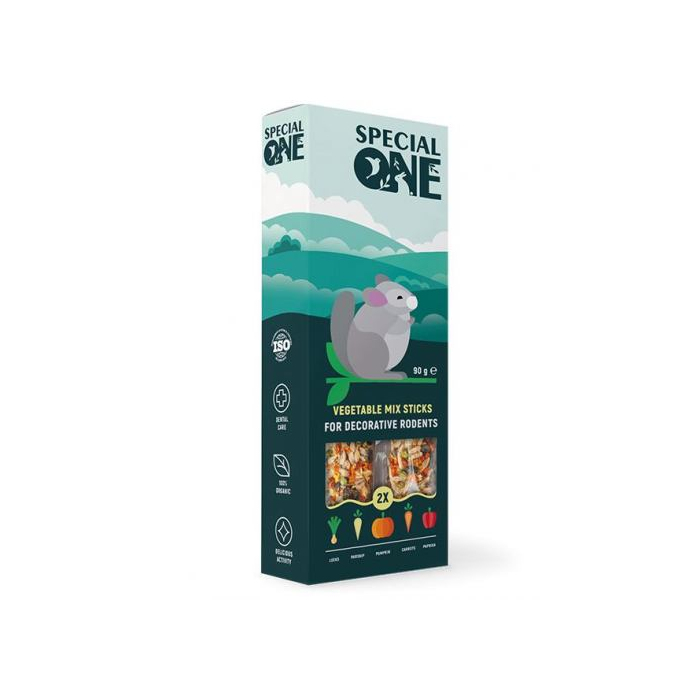 Палички Speciаl One Овочевий мікс для декоративних гризунів