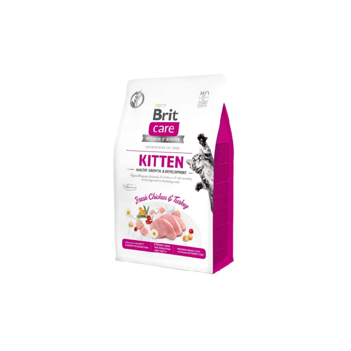 Сухий Корм Brit Care Cat GF Kitten HGrowth & Development