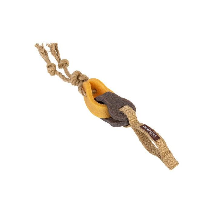 Іграшка для собак Гумовий ланцюг GiGwi Gum Gum, екорезина, текстиль, 40 см 2305 GIGwi