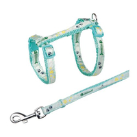 Шлейка з повідцем Trixie для кошенят з рибками нейлон 23–39см 10мм