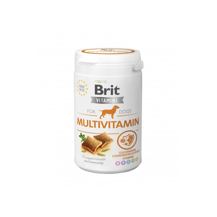 Brit Vitamins DOG Multivitamin вітаміни для собак для здоров'я 150г