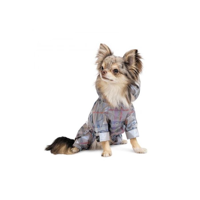 Дощовик Pet Fashion «Fall» для собак, розмір 2XL, сірий