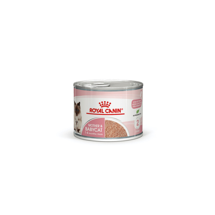 Royal Canin Mother & Babycat вологий корм у мусі для кішок у період вагітності та лактації, для кошенят, консерва 195г 4098002 Royal Canin
