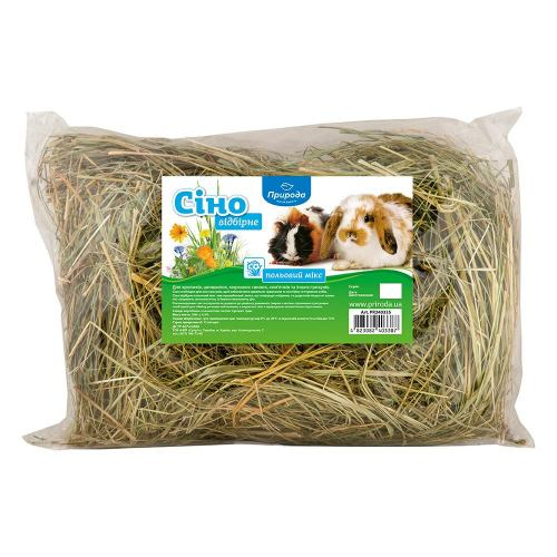 Сіно лугове Природа «Польовий мікс» для гризунів, 200 г PR240338