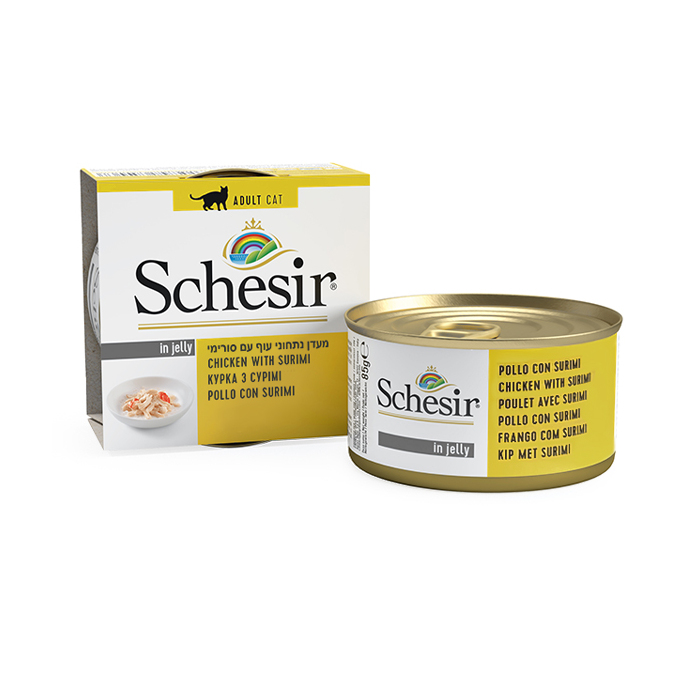 Schesir Cat Chicken Surimi консерви для котів куряче філе з сурімі