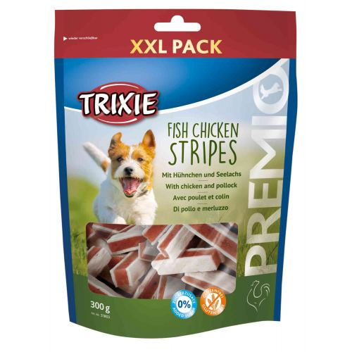 Ласощі Trixie Premio Stripes Chicken для собак курка та лосось