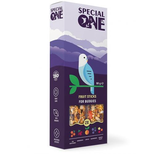 Палички Speciаl One «Фруктові» для хвилястих папуг,