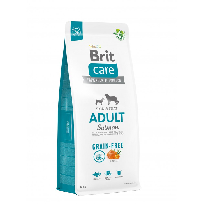 Сухий корм Brit Care DOG Grain-free Adult Salmon для собак малих і середніх порід з лососем