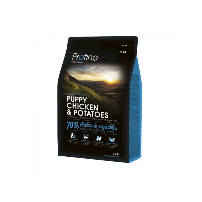 Profine DOG Puppy Chicken для цуцинят всіх порід з куркою та картоплею 3кг