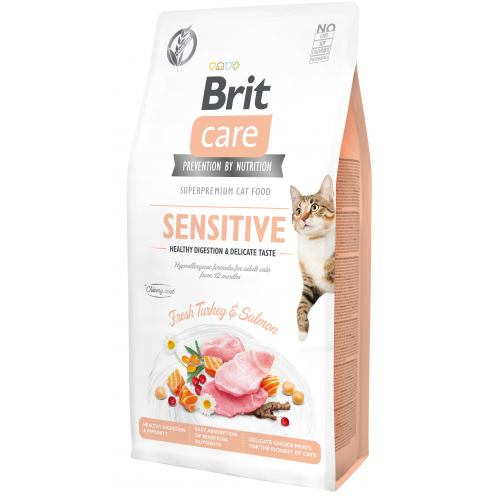 Сухий Корм Brit Care Cat GF Sensitive HDigestion & Delicate Taste