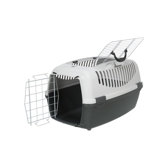 Переноска Trixie Capri 3 Open Top сіра для тварин до 12кг S 40х38х61см