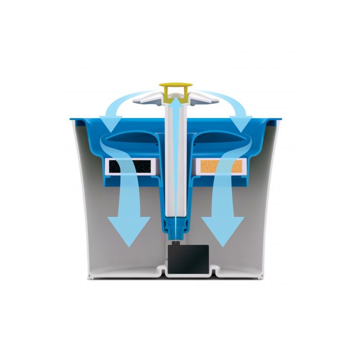 Поїлка-фонтан Catit для котів Квітка з підсвіткою пластик 3л