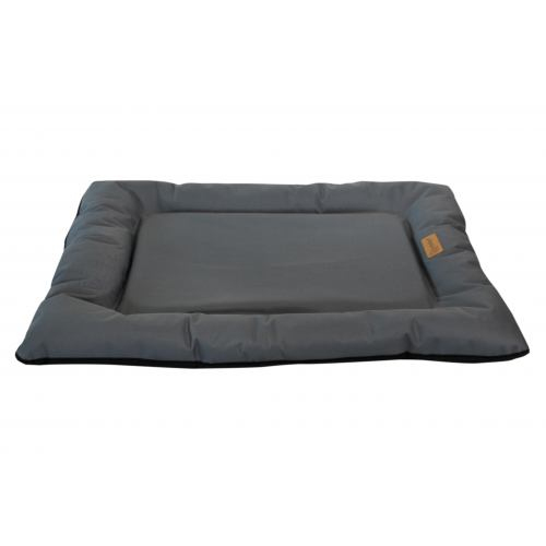 Матрас Dubex для собак водовідштовхуючий ортопедичний сірий  66х48х6см