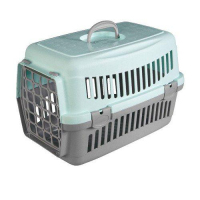 Переноска AnimAll м'ятно-сіра для собак і котів