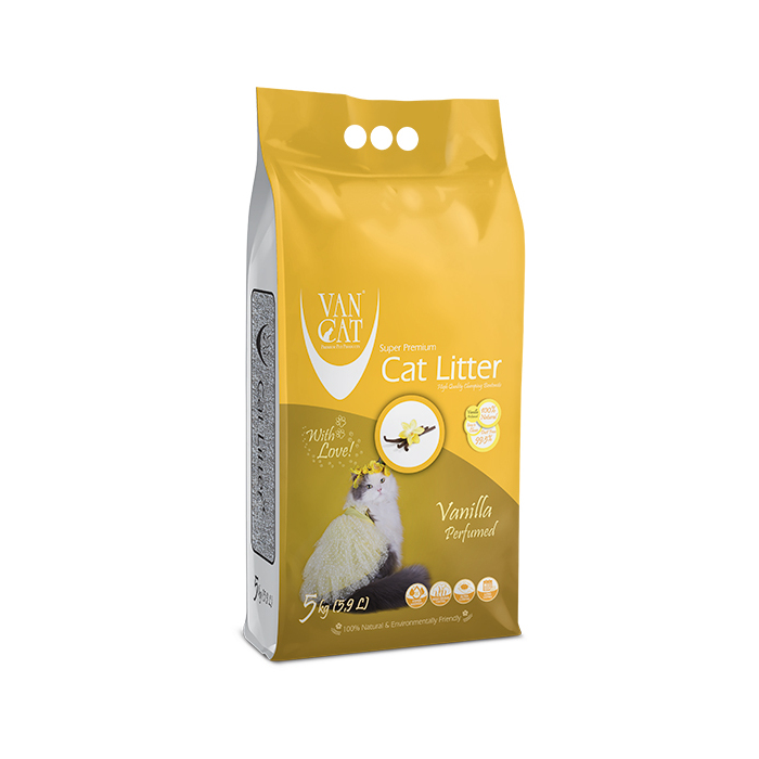 Van Cat Vanilla наповнювач бенонітовий для котячого туалету, 10 кг