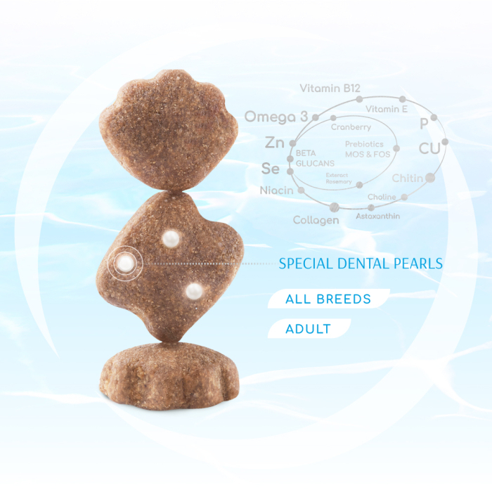 Optimeal CAT Beauty Podium Shiny Coat & Dental Care для котів, для догляду за шерстю та зубами, з морепродуктами