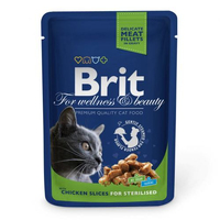 Вологий Корм Brit Premium Cat pouch 100 g курка