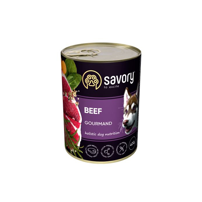 Savory Dog Gourmand яловичина
