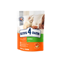 Клуб 4 Лапи CAT Kittens Chicken для кошенят з куркою 0,3кг