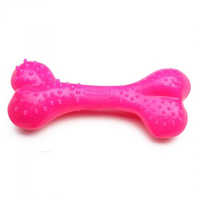 Іграшка Comfy для собак Mint Dental Bone кістка з виступами гумова рожева 12,5см