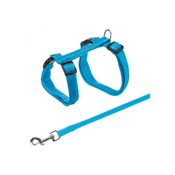 Шлейка з повідцем Trixie для котів нейлон 22–42см 10 мм