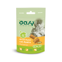 Oasy Snack Cat Biscotti ripieni con Аnatra хрусткі подушечки для котів з утки 60гр 346304