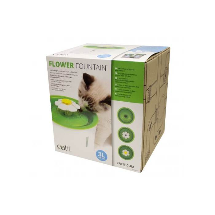 Поїлка-фонтан Catit Flower Fountain для котів пластик 3л