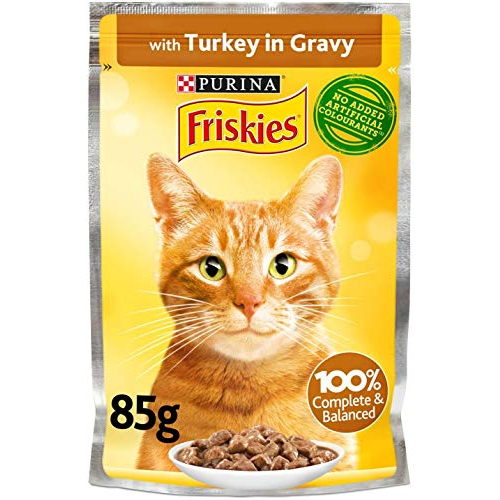 Friskies для котів, шматочки у підливці з індичкою, пауч 26х85г 2309101100