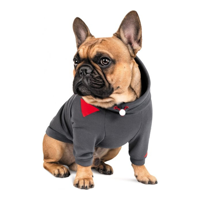 Худі Pet Fashion Snoodie для собак,розмір M,Сіре
